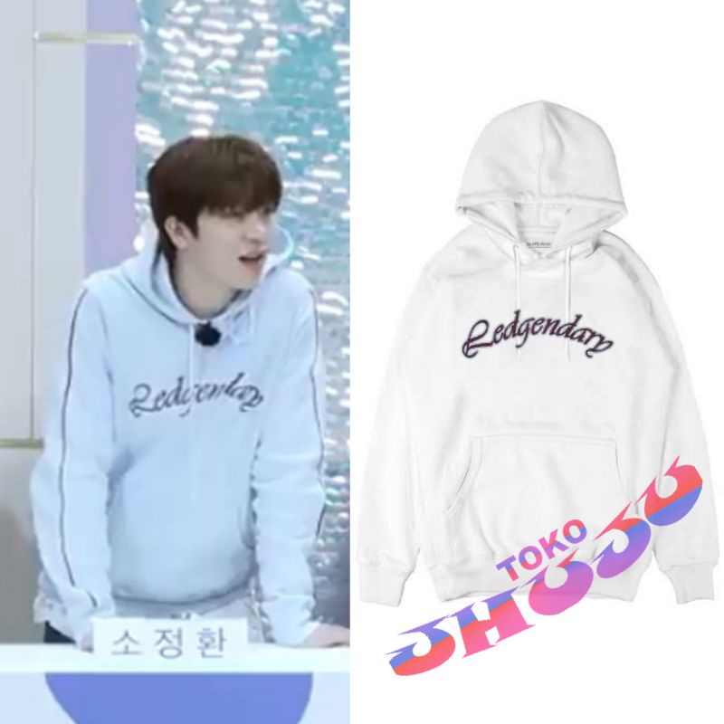 Hoodie Jumper Treasure Junghwan REDGENDARY hanya sablon depan Tanpa lis ditangan