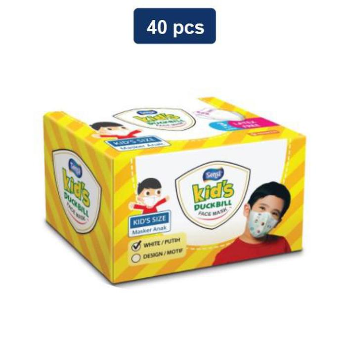 Sensi Kids Duckbill Masker per Box isi 40 pcs