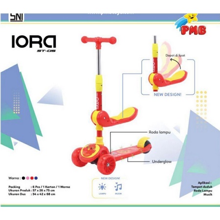 Skuter Lipat Scooter Otopet Anak IORA ST05 / Scooter Anak