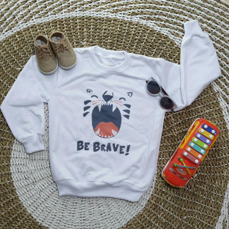 SWEATER ANAK BE BRAVE - CREWNECK TEBAL TERLARIS