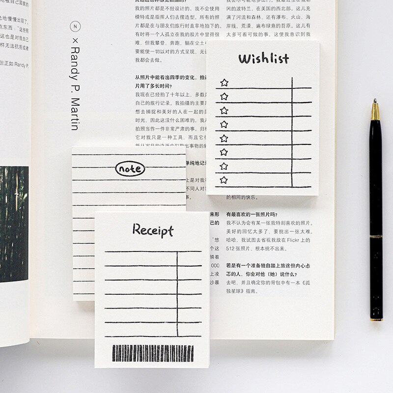 50 Lembar Memo Pad Portabel Dapat Dirobek-3