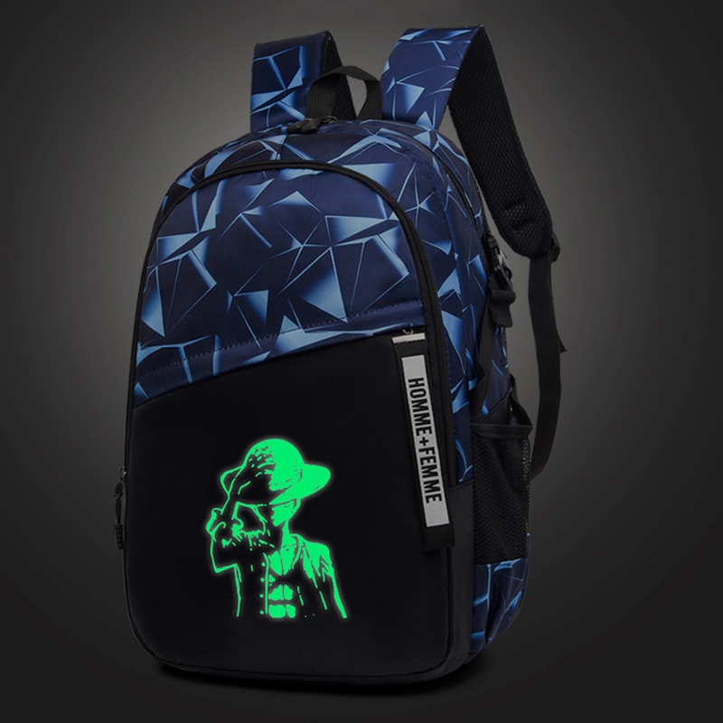 Highland Tas Ransel Pria 3in1 Luminous Backpack Unisex Tas Punggung Sekolah Import TR807