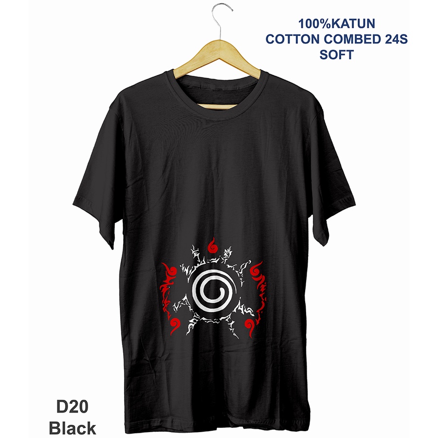 Kaos Naruto Seal Kyubi Kurama Kaos Anak Dan Dewasa