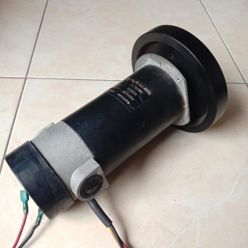 Dinamo DC motor permanen magnet ex treadmill 230V DC 2.75Hp speed 4800rpm