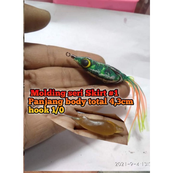 molding Soft frog skirt 4cm ( Free Sumpit )