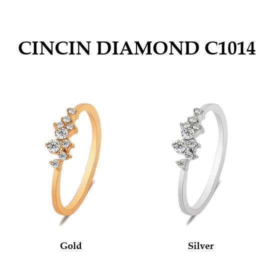 Grosir - C1014 Cincin Berlian Wanita / Cincin Diamond / Cincin Fashion Korean Style / Perhiasan Wanita