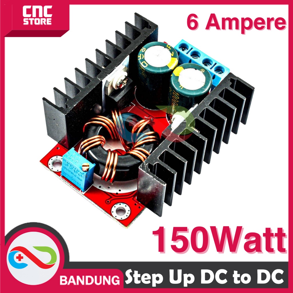 150W DC STEP UP BOOST CONVERTER 6A 10-32V TO 12-35V MODULE