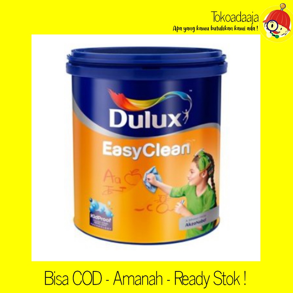 Jual Cat Tembok Dulux Easy Clean White Putih Liter Shopee Indonesia