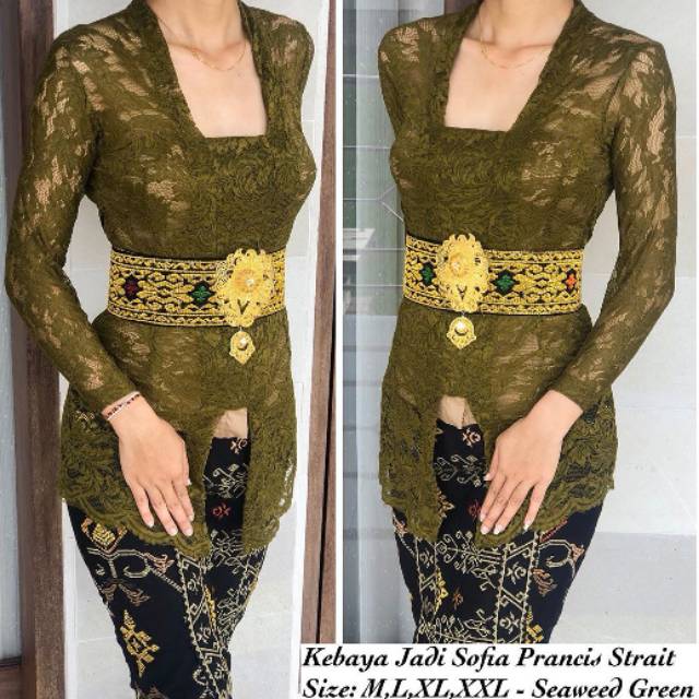 Kebaya Kutubaru Modern lengan Panjang