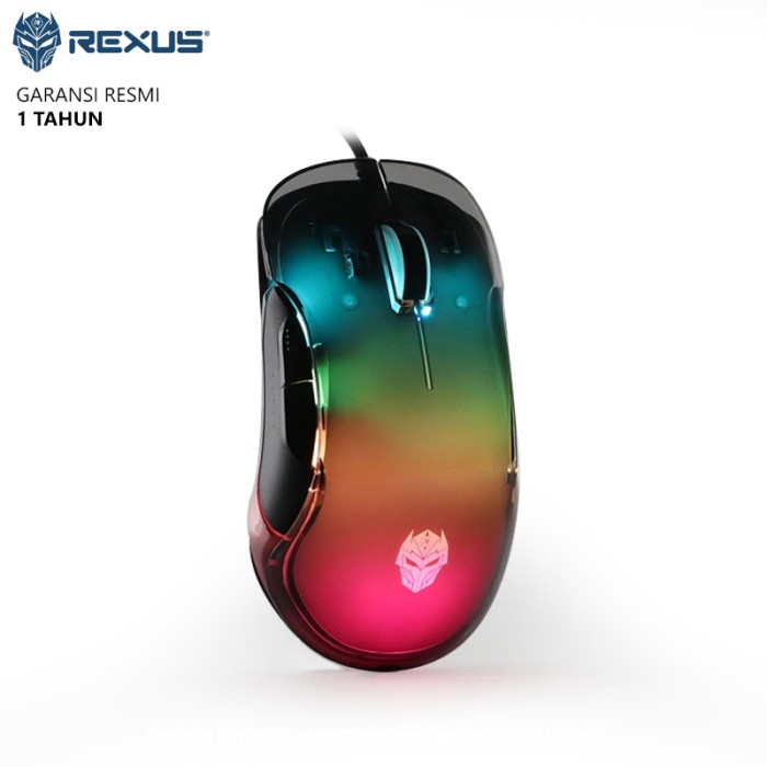 Rexus Xierra X17 Bara Crystal RGB Gaming Mouse