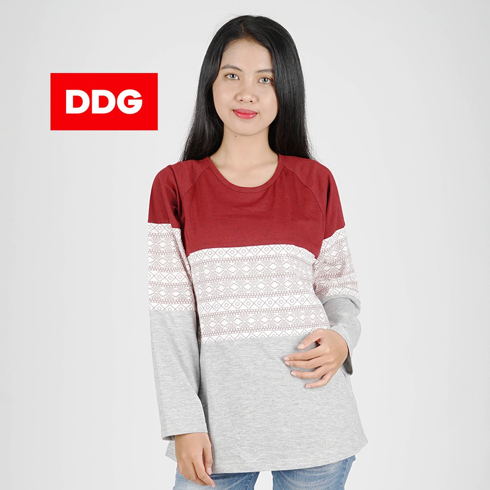 BLOUSE -KAOS CEWEK -DDG -FEBRINA -KOMBINASI