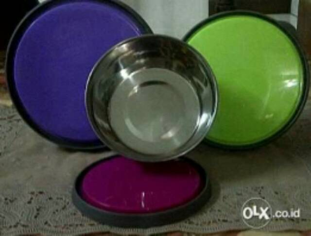 Fresh box Stainless bowl set 3pcs / rantang makanan