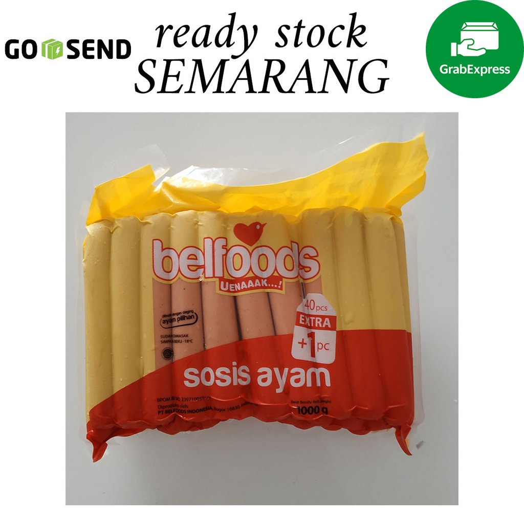 

Bellfoods Sosis Ayam 1 KG Isi 40