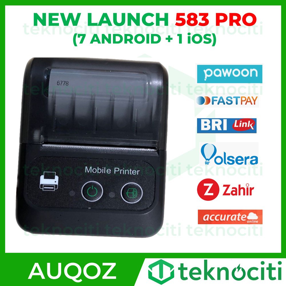 AUQOZ 583 Pro Bluetooth Thermal Printer Termal POS PPOB Original