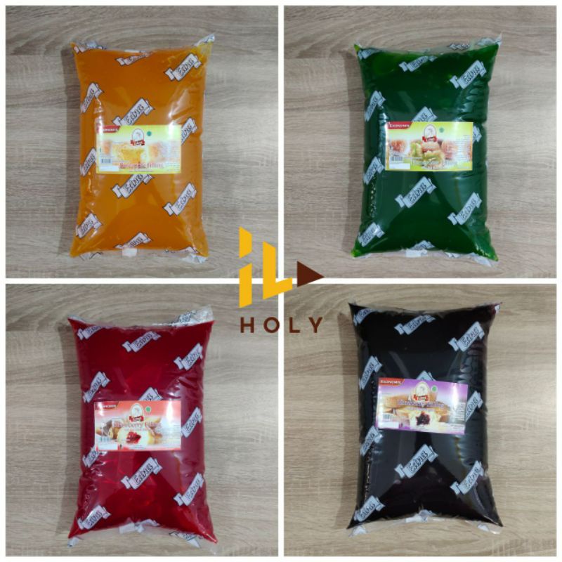 

EDNA Selai Ekonomis Kemasan Asli (5kg) / Selai Isian Olesan Roti Kue