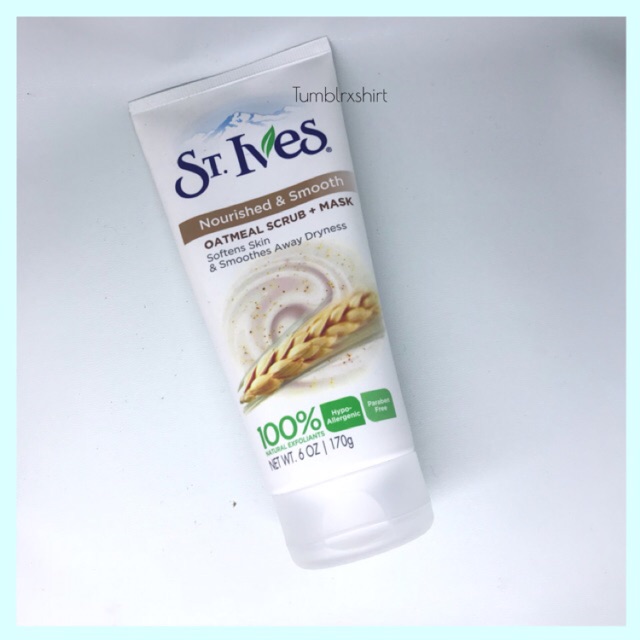 St.ives nourised and smooth- oat meal scrub and mask 170g