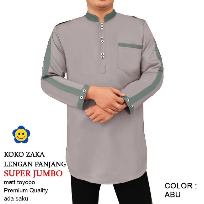 CTN Baju muslim koko ZAKA lengan panjang best seller