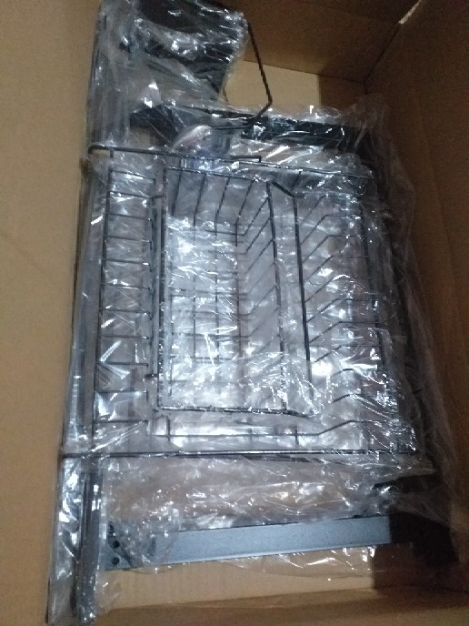 Es Rak Dapur Hitam Rak Wastafel Rak Piring Dan Peralatan Dapur 65cm