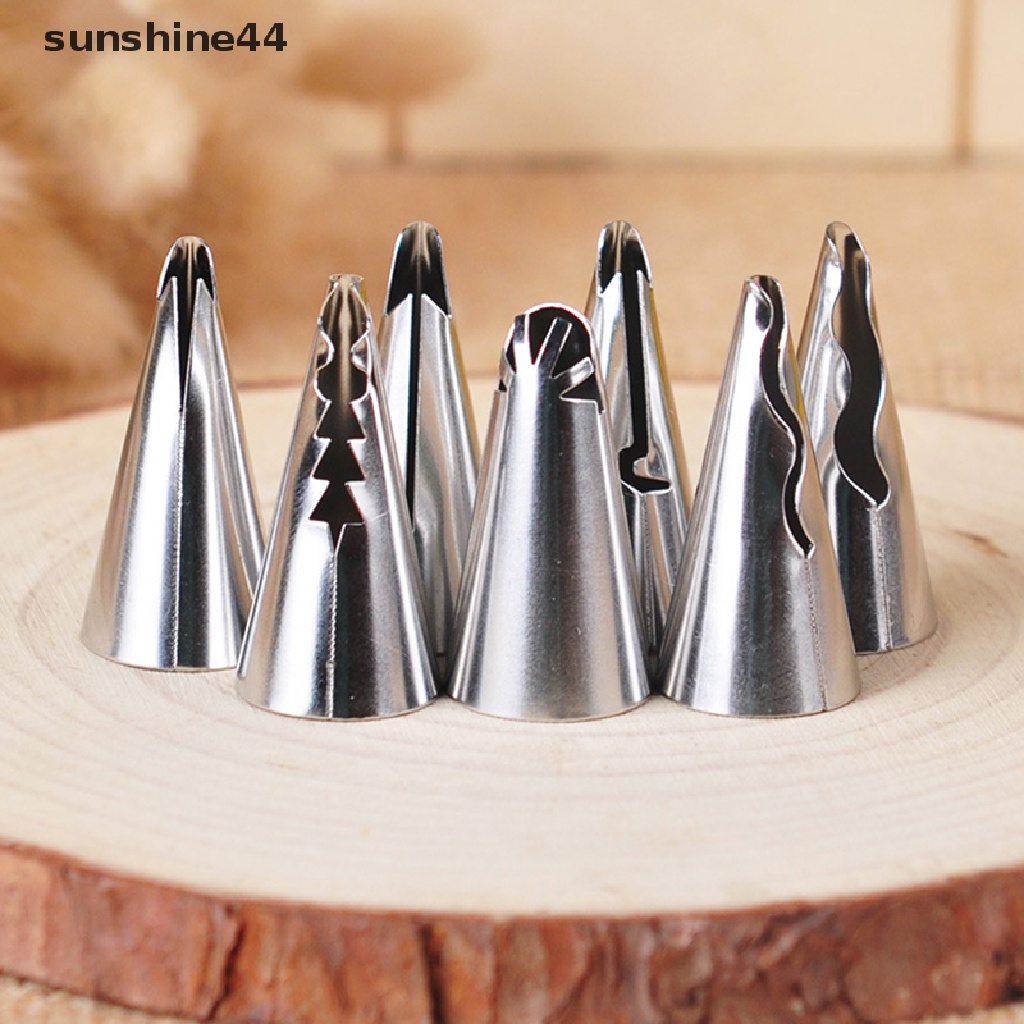 Sunshine 1Pc Spuit Piping Icing DIY Bahan Stainless Steel Untuk Dekorasi Kue