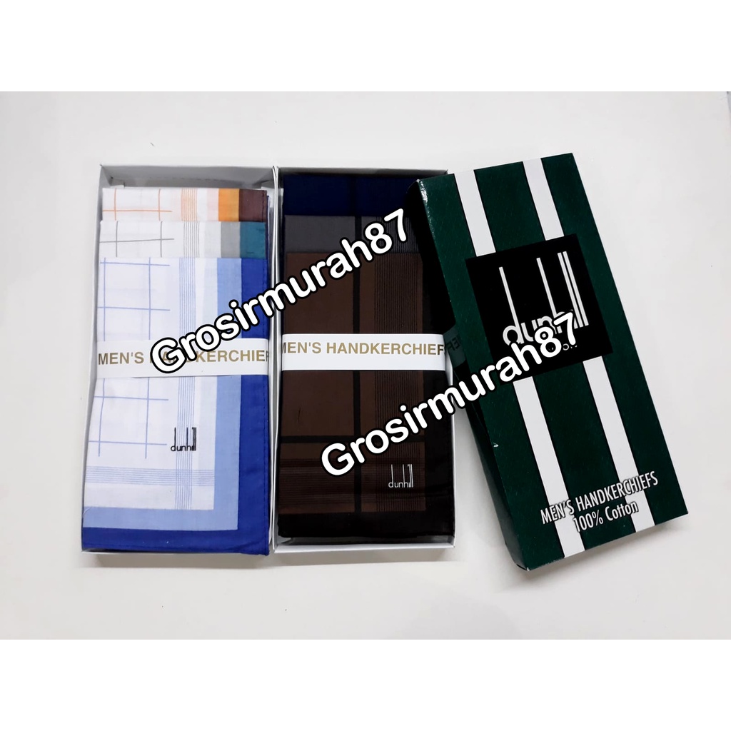 Saputangan Pria Sapu Tangan Katun Handkerchief ISI 12 Tua dan Muda