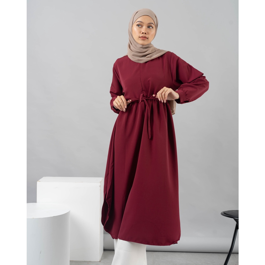 MIDI DRESS TUNIK RATU RUFFLE KOSHIBO PREMIUM SHIRT B510