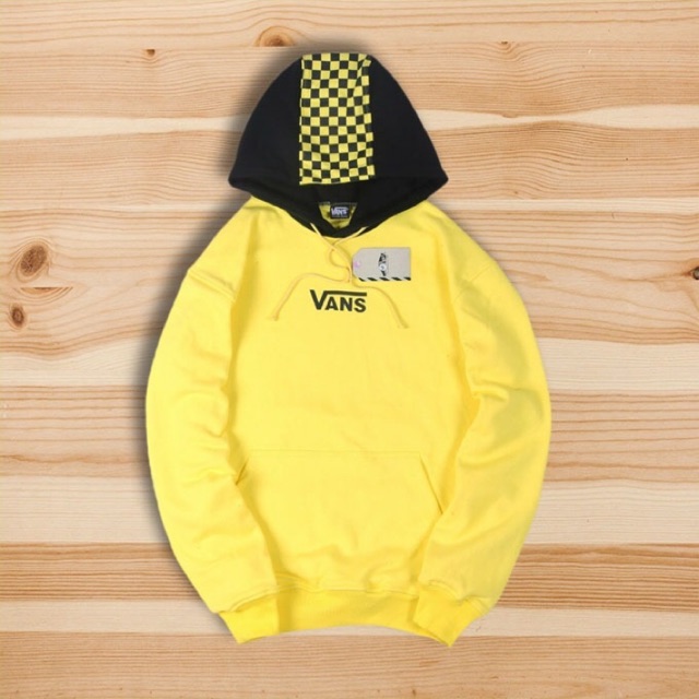 Hoodie Vans Checkerboard Yellow