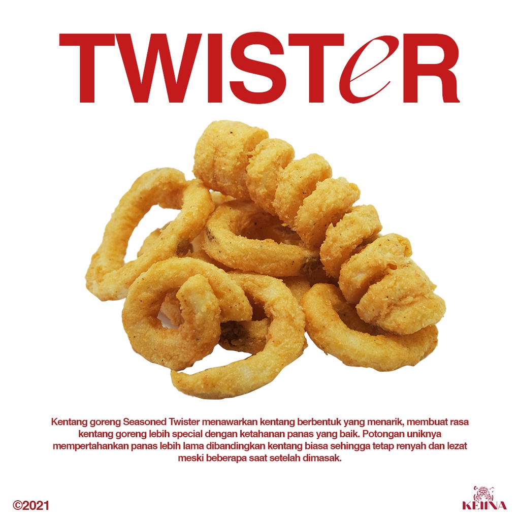 

French Fries Kentang Goreng Curly Twister Lamb Weston Import USA