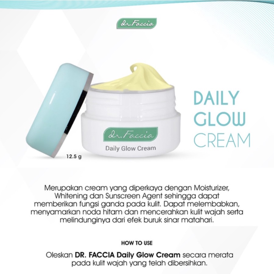 dr Faccia Daily Glow Cream Whitening WX