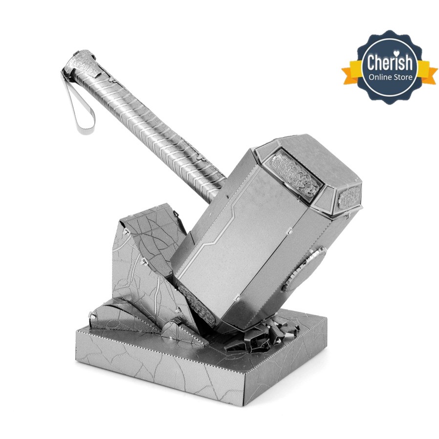 Metal 3d Puzzle THOR HAMMER MJOLNIR | Replika Palu Thor MB-161