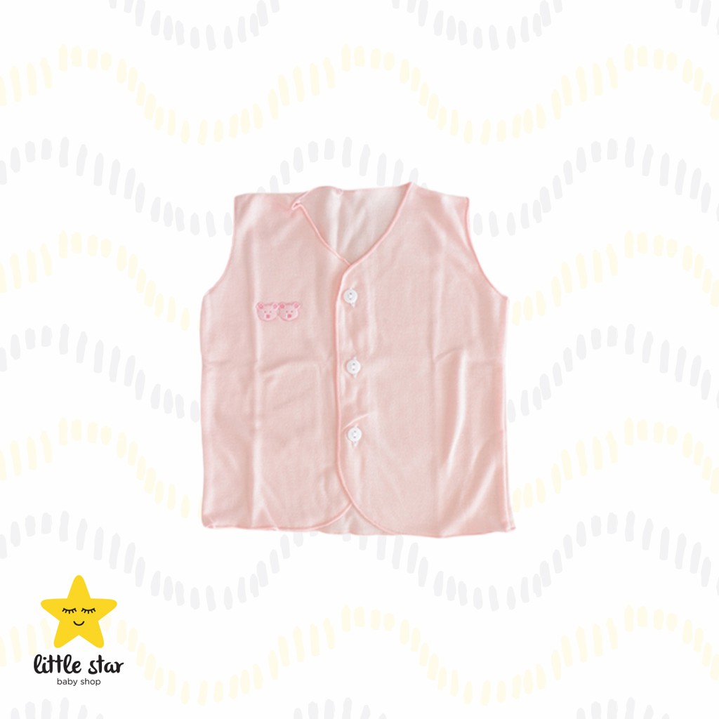 3 Pcs Y Lin Kaos Atasan Kancing Kutungan Tanpa Lengan Anak Bayi Cewek Cowok