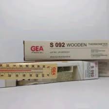 TERMOMETER KAYU . TERMOMETER UNTUK SUHU RUANGAN . ALAT PENGUKUR SUHU RUANGAN