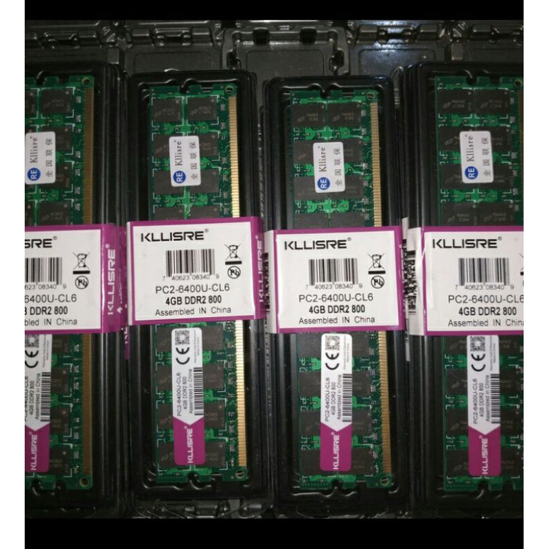Ddr2 ram 4gb pc 6400/800 Mhz