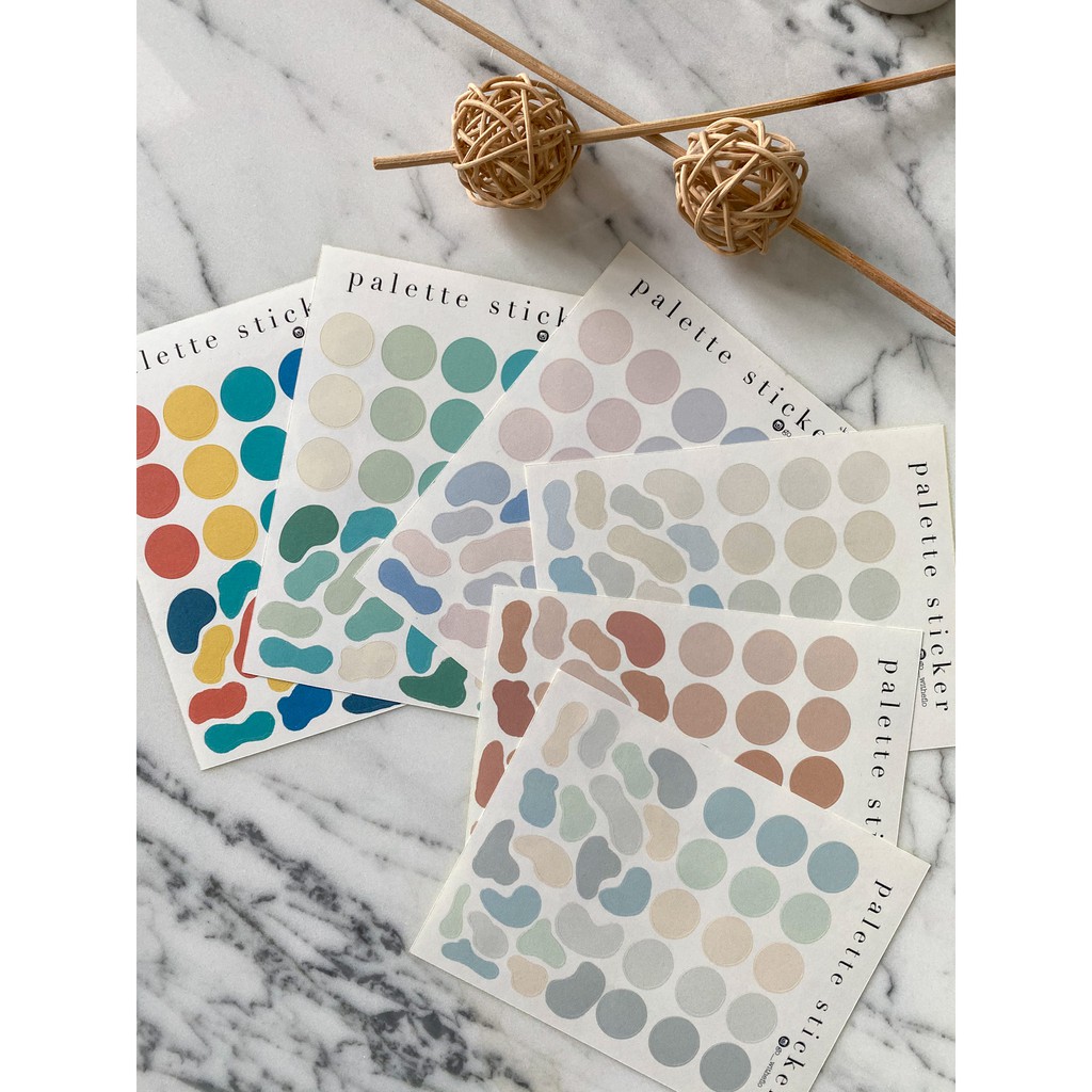 

Color Palette Sticker Sheet