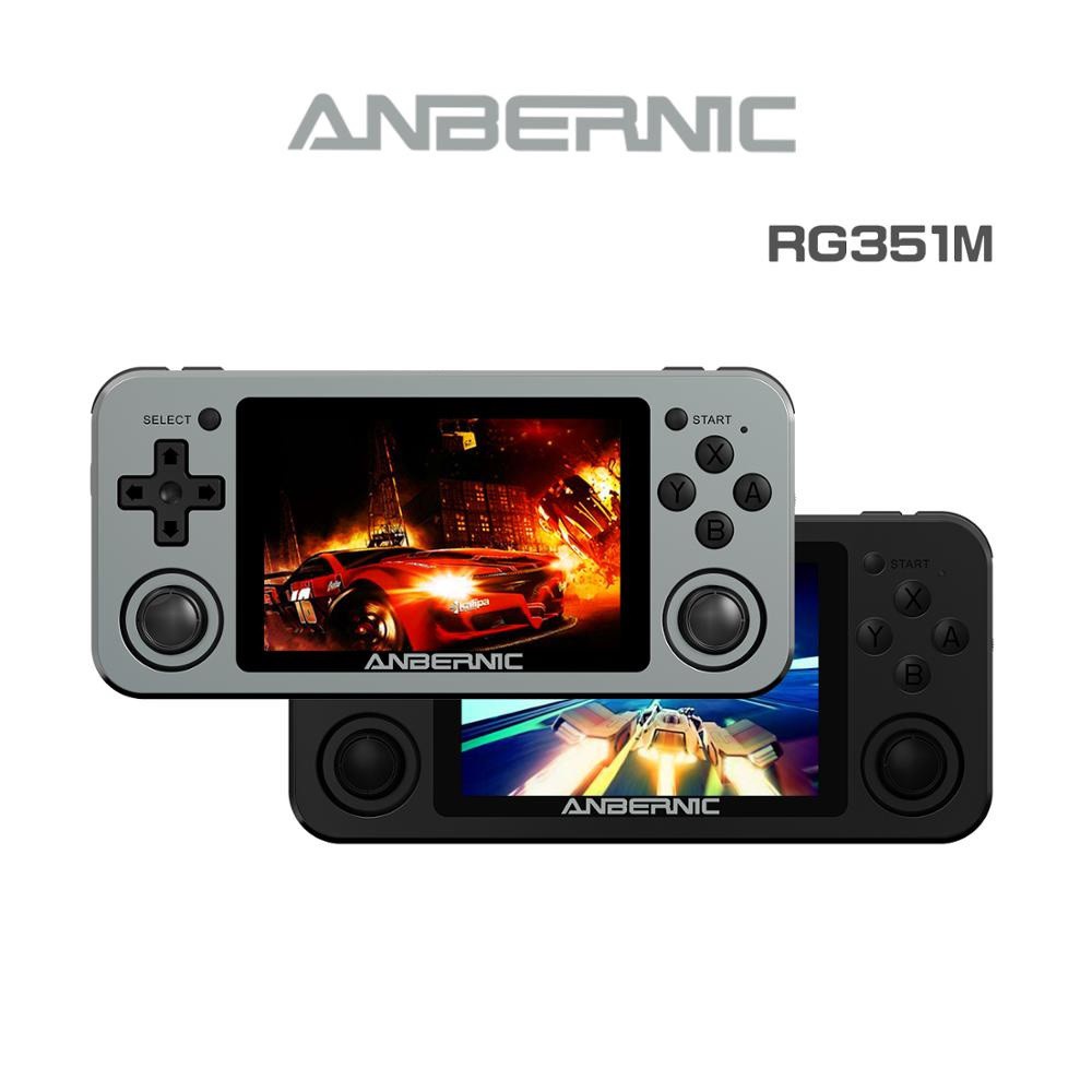 ANBERNIC RG351M - Emulator Retro Game Console 64GB 3.5-inch IPS Screen - Game Console Portable Jadul