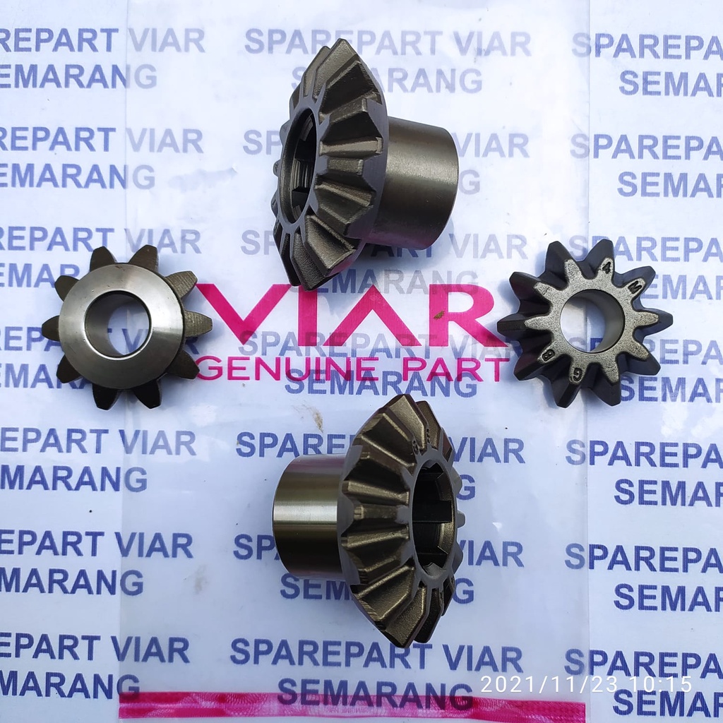 Gigi Gardan set viar grobak roda 3 original gear gardan viar set