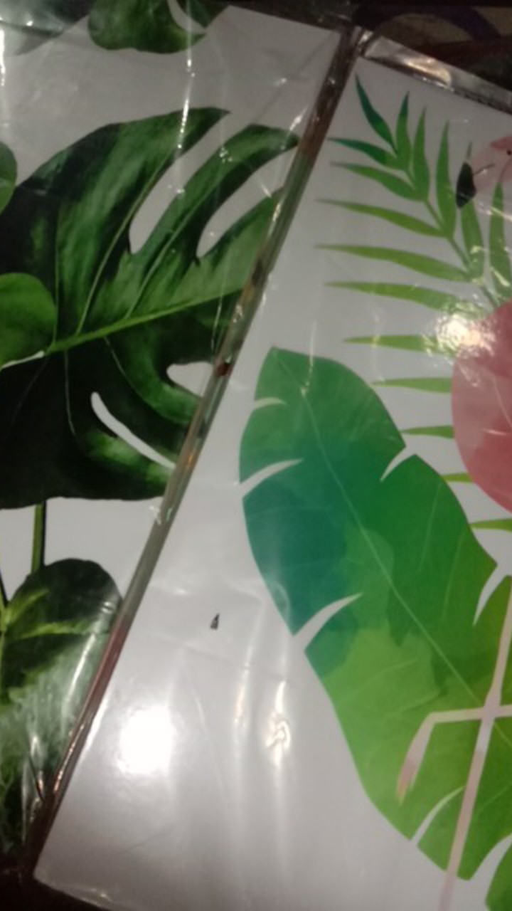 Hiasan Dinding Poster Kayu Dekorasi Rumah Tanaman Abstrak Bunga Vintage