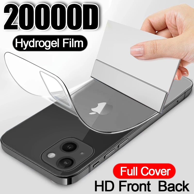 20000D Front Back Full Cover Screen Protector For iPhone 13 Pro Max Mini 13Pro Max Hydrogel Film Not Glass