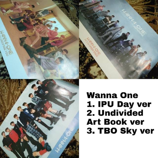 OFFICIAL POSTER (Wanna One, Day6, NCT, Kyuhyun, Super Junior)