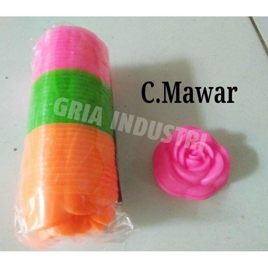 Cetakan Plastik Mawar K - SPR 3 Lusin