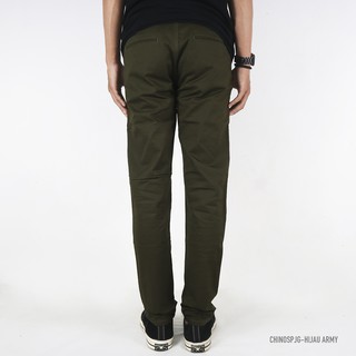  CELANA  PANJANG  CHINOS  HIJAU  ARMY  PREMIUM Shopee Indonesia