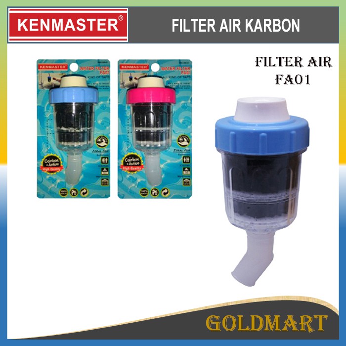 Filter Air Carbon Active Corong / Saringan Air Kran Original Kenmaster Water Filter