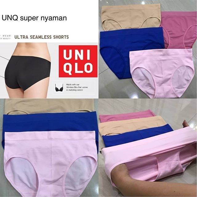 ORIGINAL UNIQLO PANTY ULTRA SEAMLESS CELANA DALAM WANITA