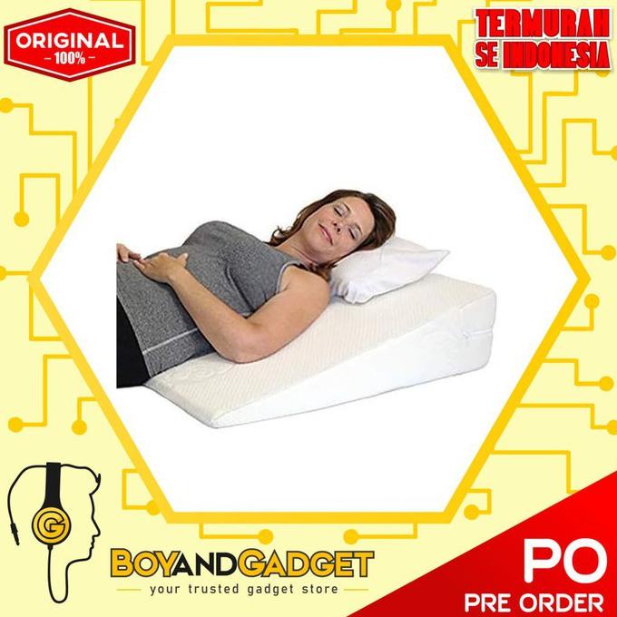Jual Medslant Acid Reflux Wedge Pillow USA Made with Memory Foam
