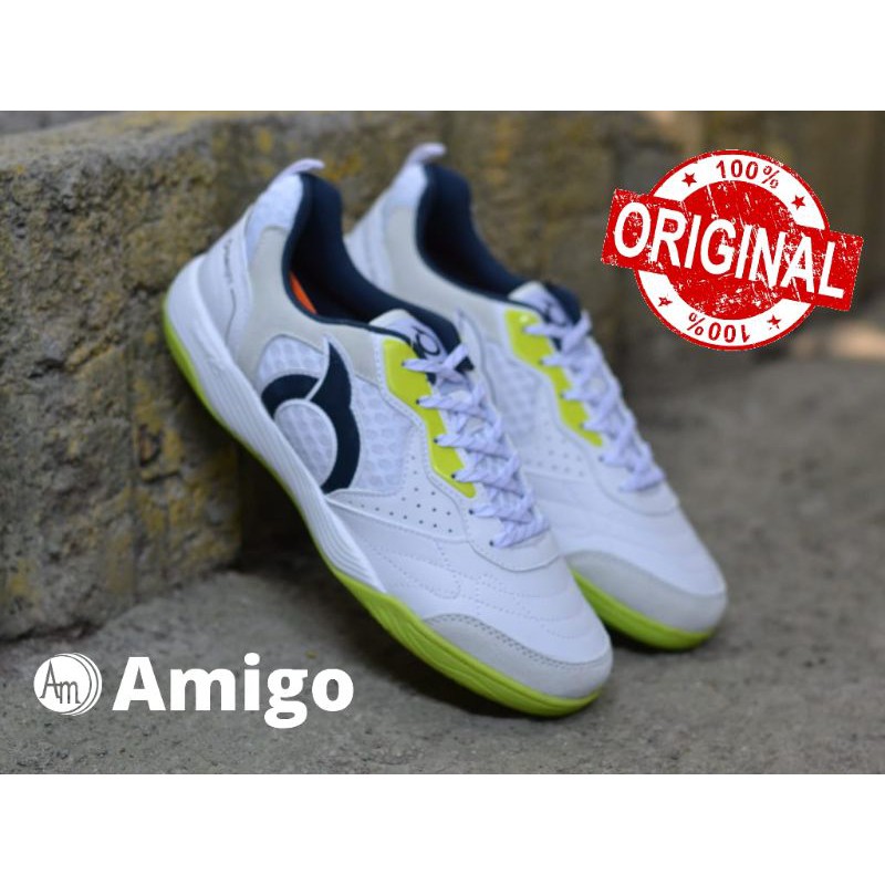 Sepatu Kiper Futsal Jogosala Rampage Putih White Lime Green Original