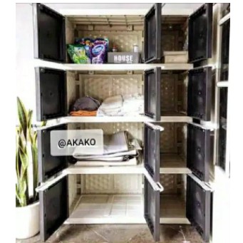 LEMARI PLASTIK AKAKO JUMBO