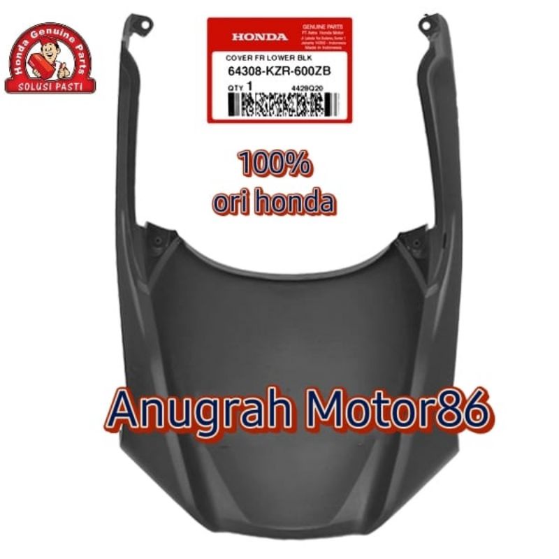 64308-KZR-600ZB Cover lumpur front lower belakang slebor depan vario 125 old lama 2012-2014 ori hond