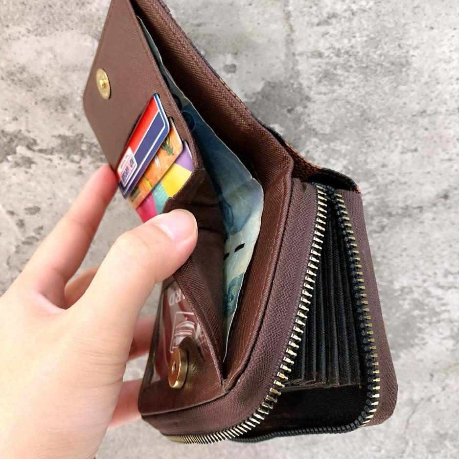 Sudah READY.. Dompet Wanita Card kecil Lipat import Tumpuk Super serbaguna coach