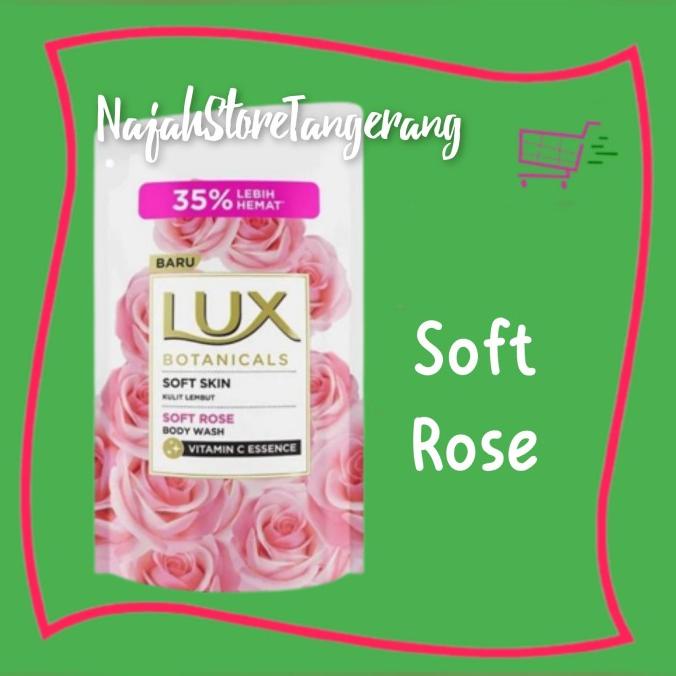 [COD] Lux Body Wash Sabun Mandi Cair Refil Soft Rose 900ml TERMURAH Kode 286