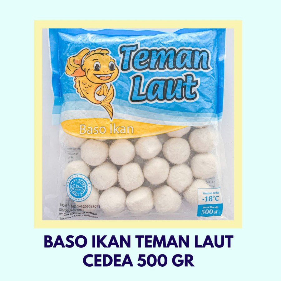 Jual Baso Bakso Ikan Teman Laut Cedea 500gr Shopee Indonesia