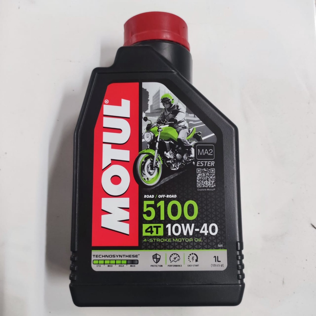 OLI MOTUL 5100 10W40 1L 4T NINJA 250 VIXION JUPITER MX